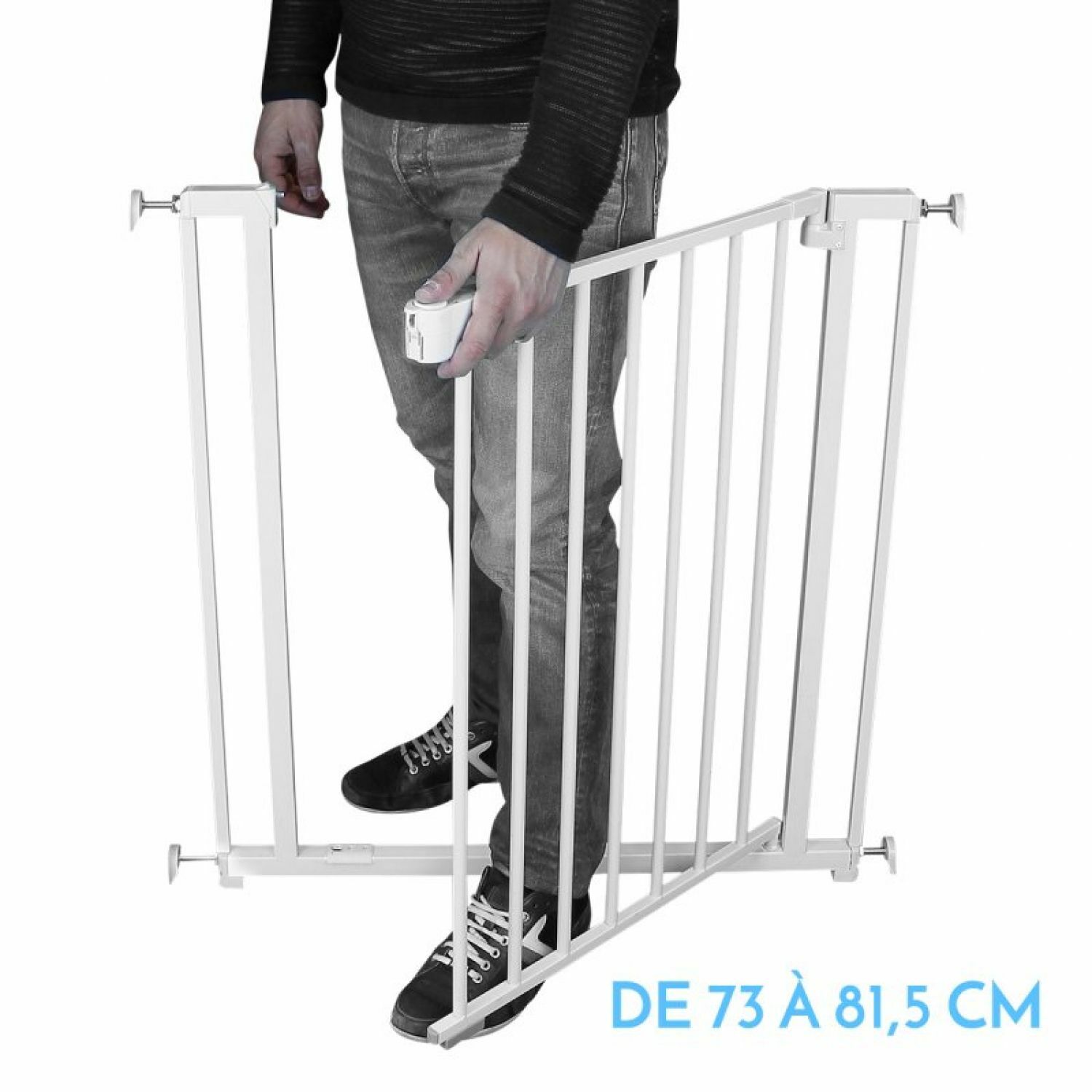 BARRIÈRE DE SÉCURITÉ EXTENSIBLE – 7 TAILLES DE 76 À 132,5 cm / Enfant / BARRIÈRE DE SÉCURITÉ EXTENSIBLE – 7 TAILLES DE 76 À 132,5 cm / Enfant /