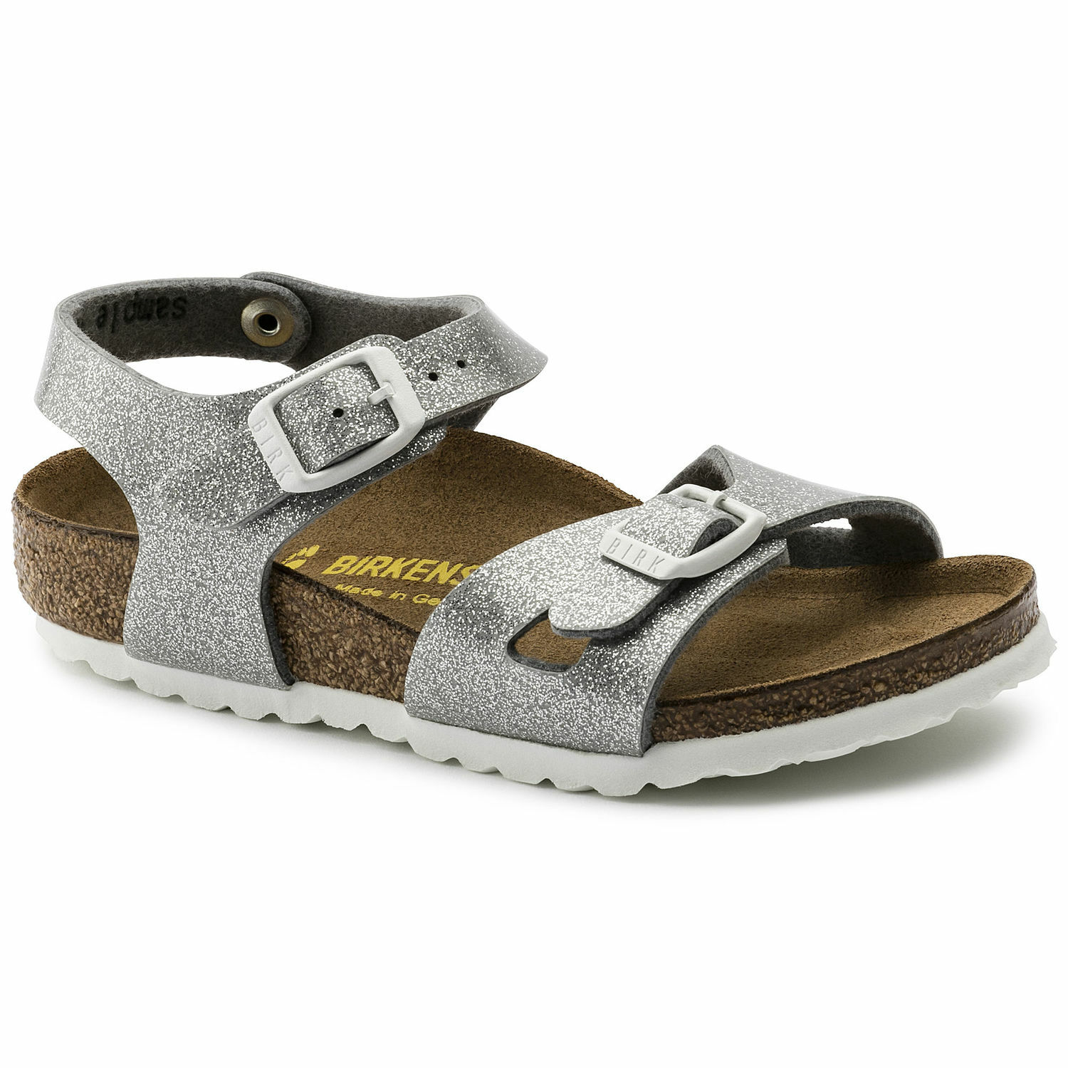 Chaussons BIRKENSTOCK 0831783 Rio Enfants Magic Galaxy Argent Mode Fille Mer