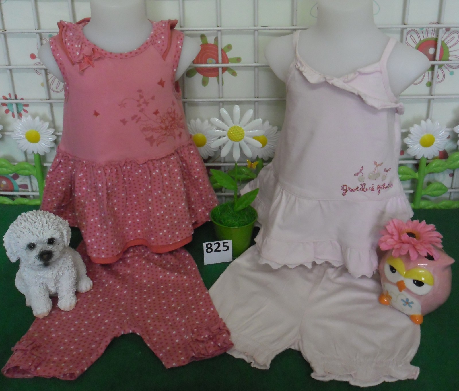 vêtements fille 6 mois,robe ,culotte,bermuda