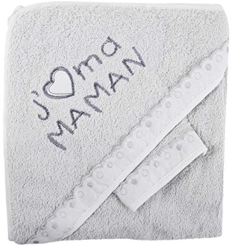 NISSANOU Sortie de bain GRJM cadeau naissance maternité bebe grossesse