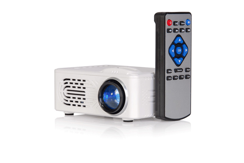 LTC VP30-BAT Compact LED Vidéo-projecteur Beamer USB Av TV Batterie Vidéo Écran