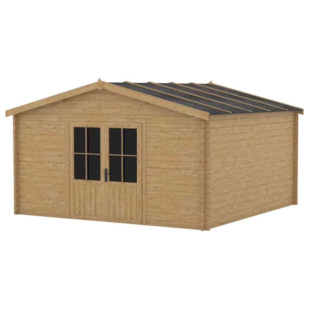 vidaXL Bois Cabane en Rondins Abri de Jardin Remise Outils Rangement Extérieur vidaXL Bois Cabane en Rondins Abri de Jardin Remise Outils Rangement Extérieur