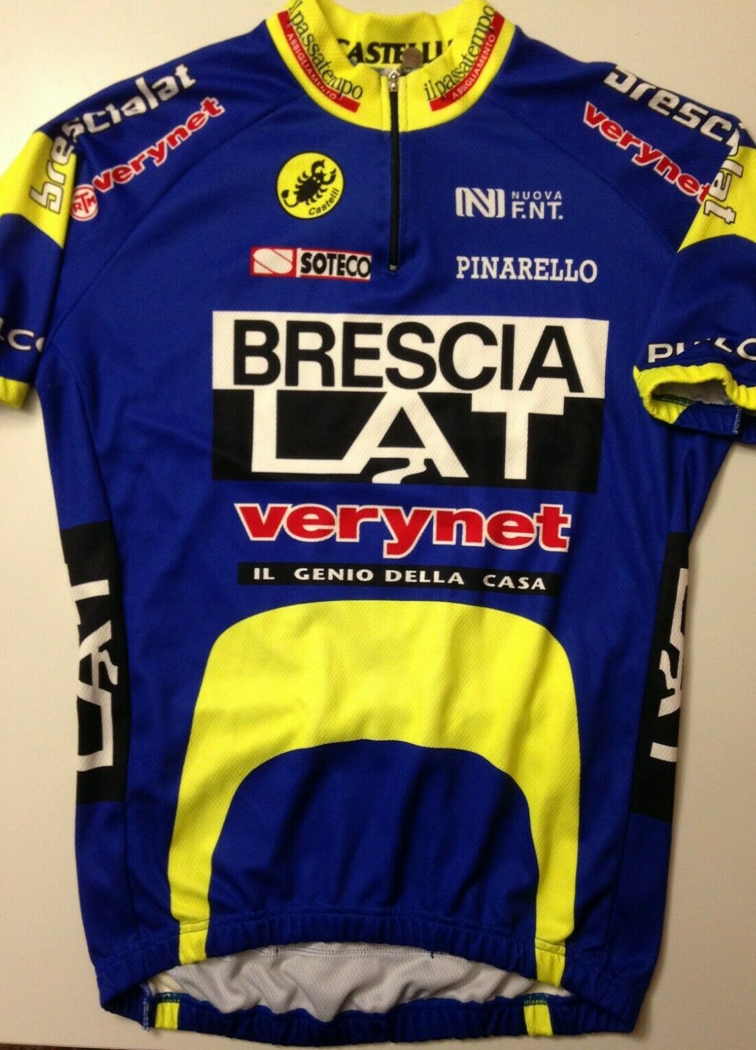 RARE JERSEY CYCLISME BRESCIA LAT – CASTELLI SAISON 90’S RARE JERSEY CYCLISME BRESCIA LAT – CASTELLI SAISON 90’S