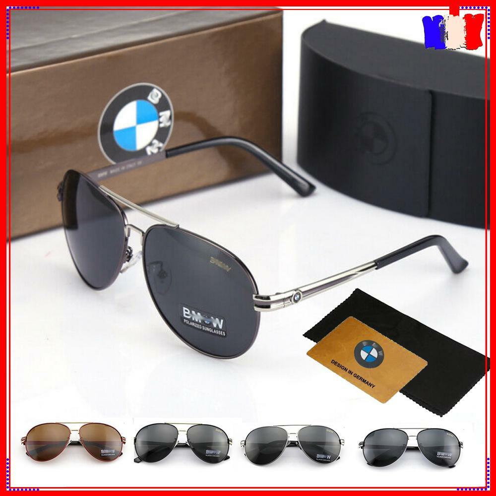 Lunettes de soleil polarisées Accessoires de BMW Homme avec boîte de Cadeau luxe Lunettes de soleil polarisées Accessoires de BMW Homme avec boîte de Cadeau luxe