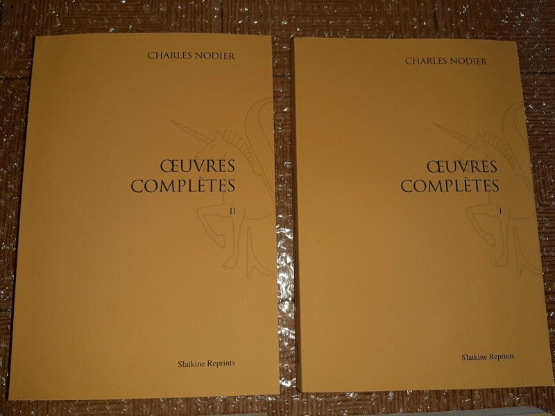 livres Charles Nodier Oeuvres completes 12 tomes Neuf
