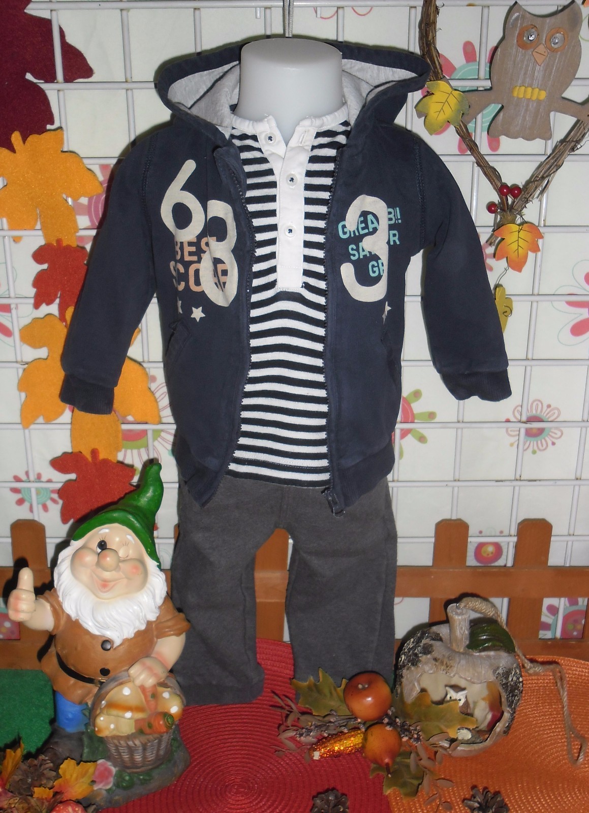 vêtements garçon 12 mois,jogging,gilet,sweat