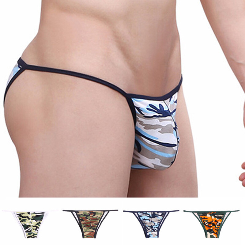 String pour Hommes Tanga Sous-Vêtements Hommes String Sexy Mini Slip String