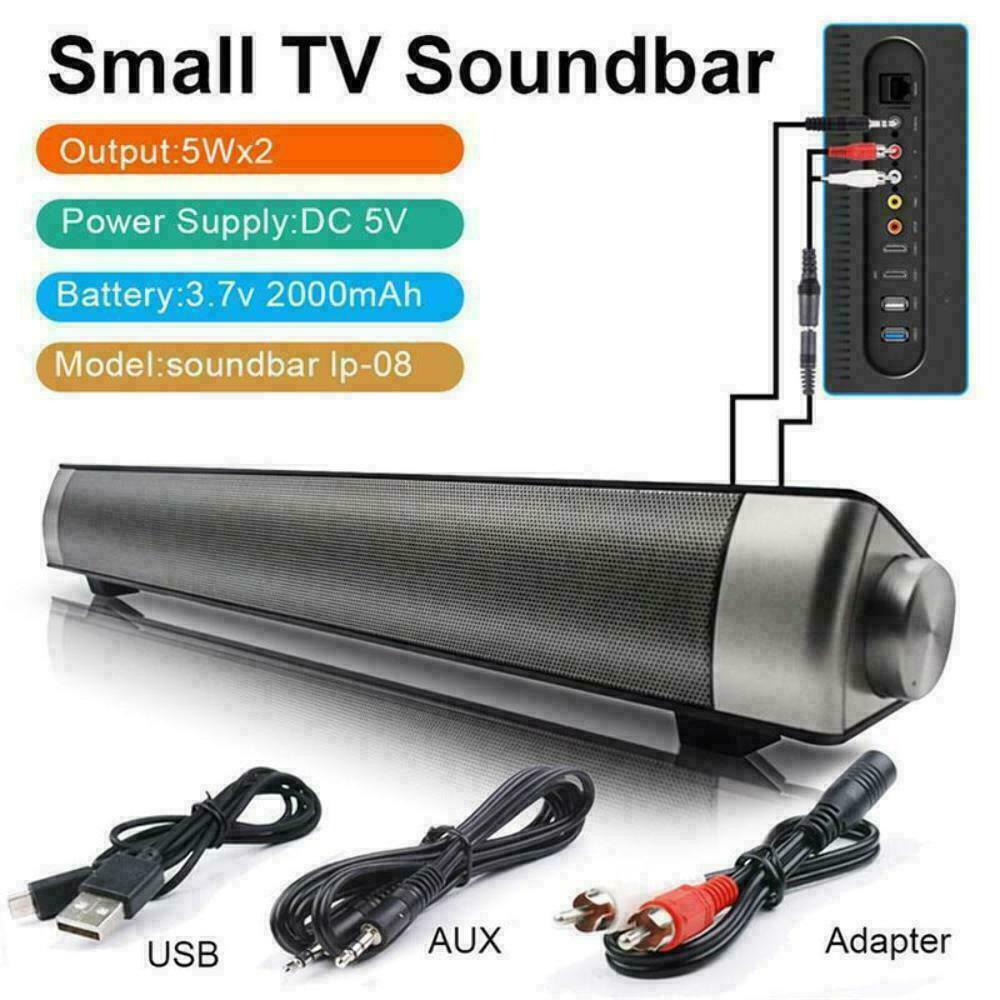 Haut-parleurs TV Sans Fil Bluetooth TV Enceintes SoundBar Barre De Son Home Haut-parleurs TV Sans Fil Bluetooth TV Enceintes SoundBar Barre De Son Home