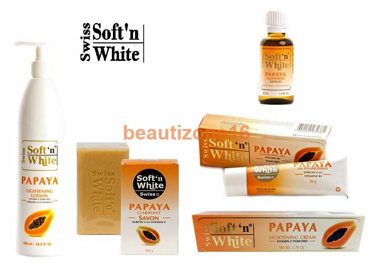 Soft ‘N White Suisse Papaye – Peau Soin – Gamme Complète