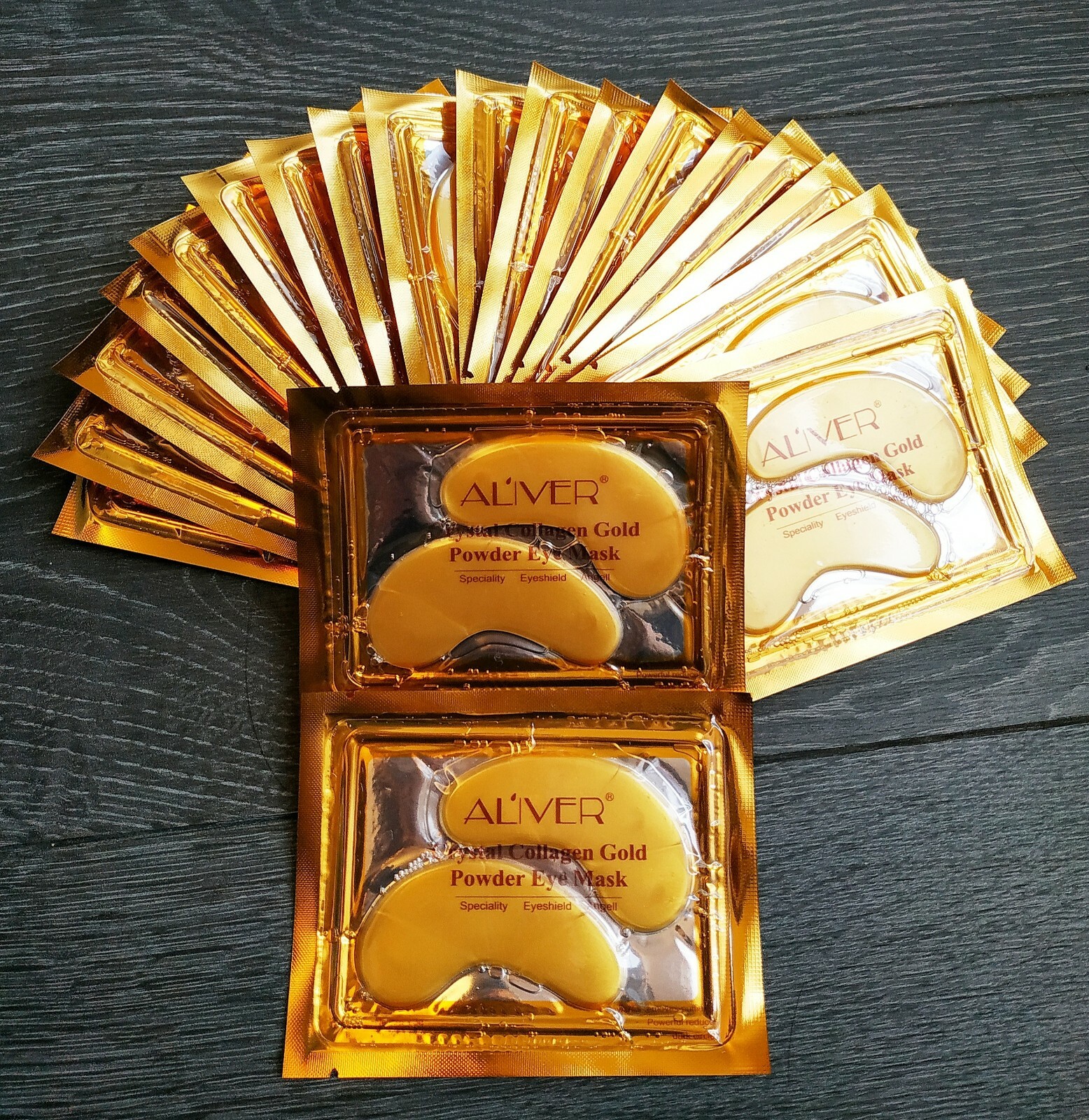 Masque ALIVER en collagène Contours des yeux Soin yeux Anti-âge Anti-rides Masque ALIVER en collagène Contours des yeux Soin yeux Anti-âge Anti-rides