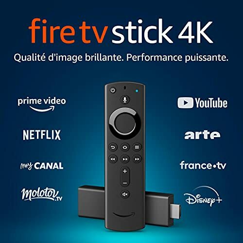 Fire TV Stick 4K Ultra HD avec télécommande vocale Alexa nouvelle génération, Le