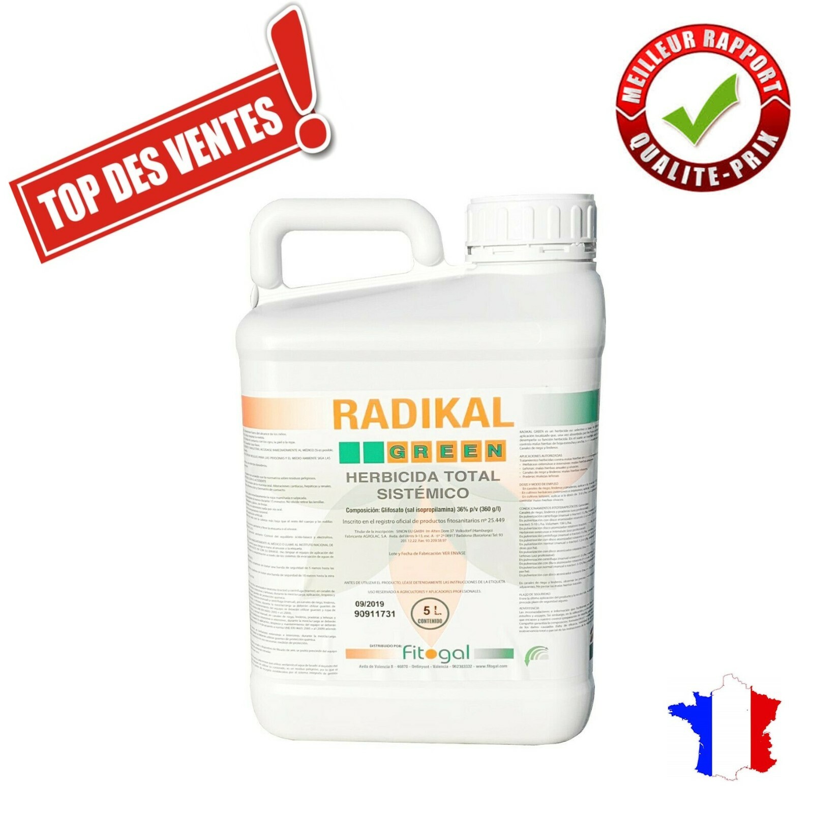 Desherbant Glyphosate Herbicide Total Concentre Jardin Gazon Pelouse Terrasse Desherbant Glyphosate Herbicide Total Concentre Jardin Gazon Pelouse Terrasse