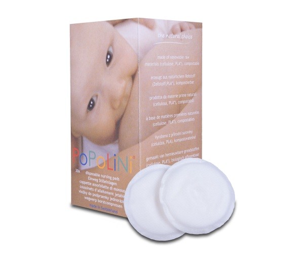 Coussinets d’allaitement jetables et compostables (Boite de 30)