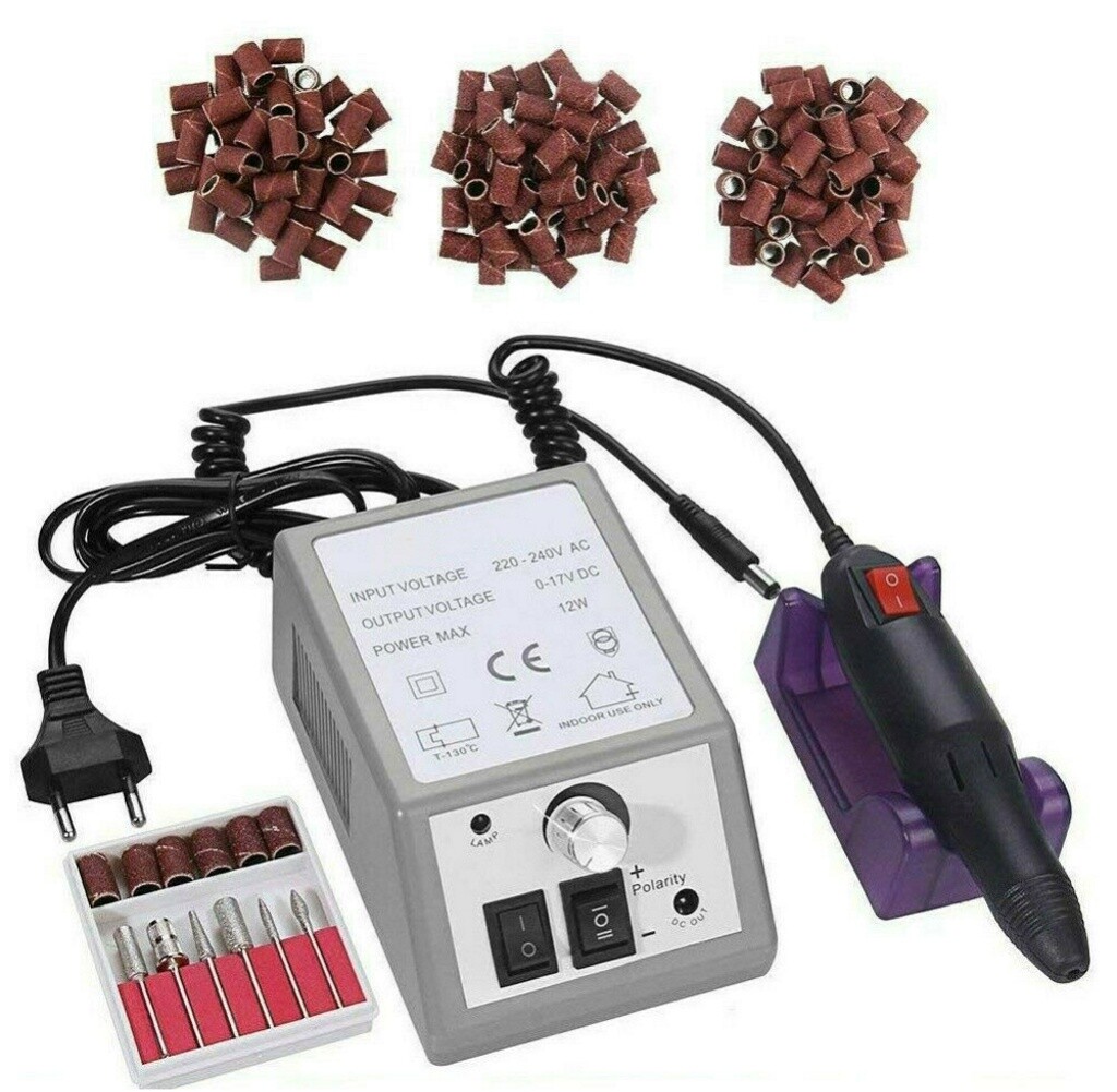 Ponceuse Électrique Polissage Ongle Lime Machine Manucure Pédicure Ponçage Fr