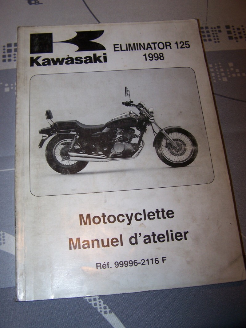 J9 Manuel d’atelier/Workshop service Manual Kawasaki Motocyclette ELIMINATOR 125