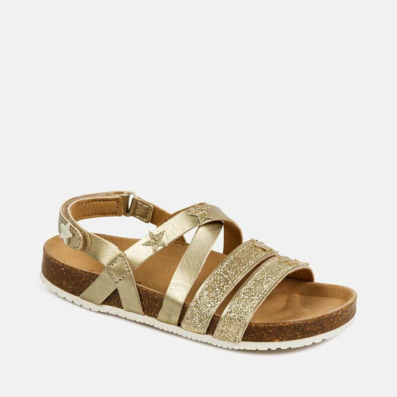 Mayoral Sandales Fille Junior Bébé Mode Enfants Casual Or Chaussures 43177-54