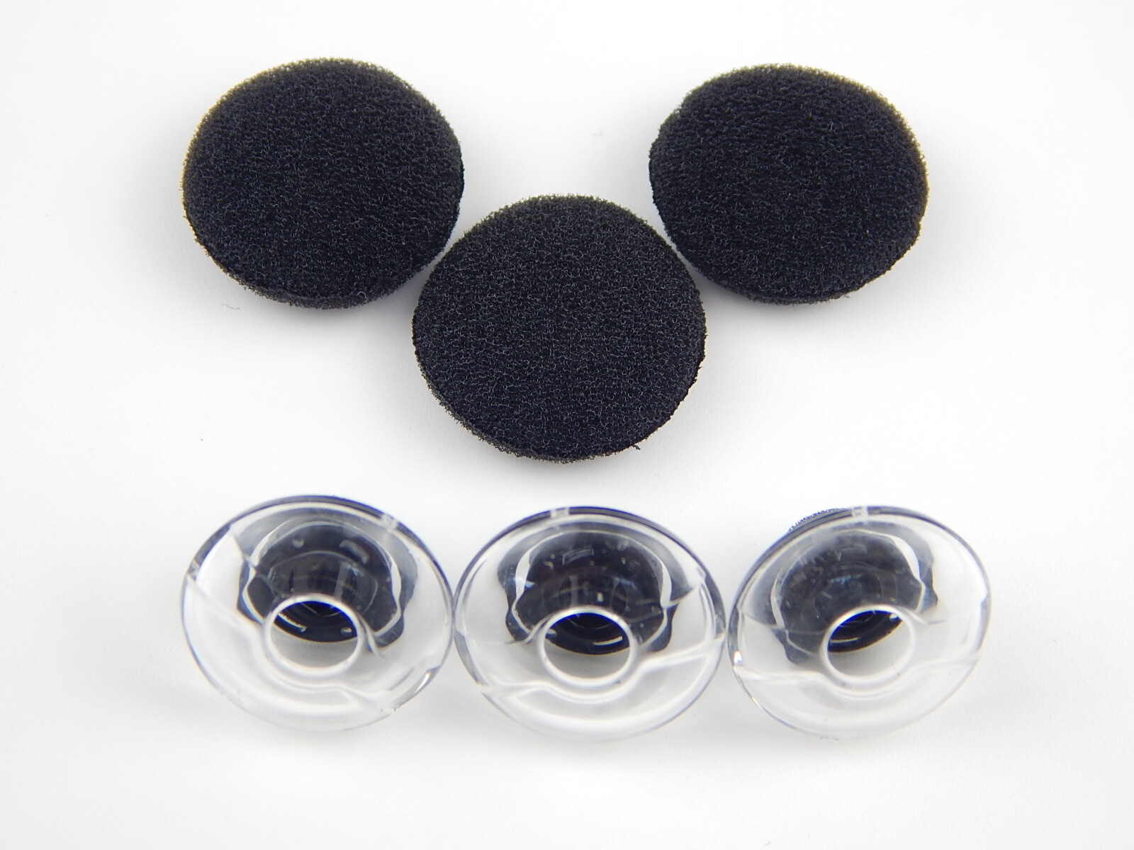 3 Grand Oreillettes Eargels Ecouteurs Mousses Pour Plantronics Voyager Legend