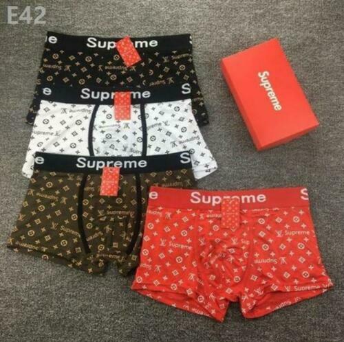 Boxers modernes 3 en 1 pour hommes, sous-vêtements en coton à taille basse Boxers modernes 3 en 1 pour hommes, sous-vêtements en coton à taille basse