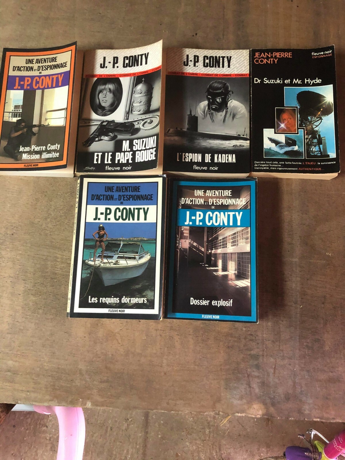 Livres j-p Conty lot de 6 Livres j-p Conty lot de 6