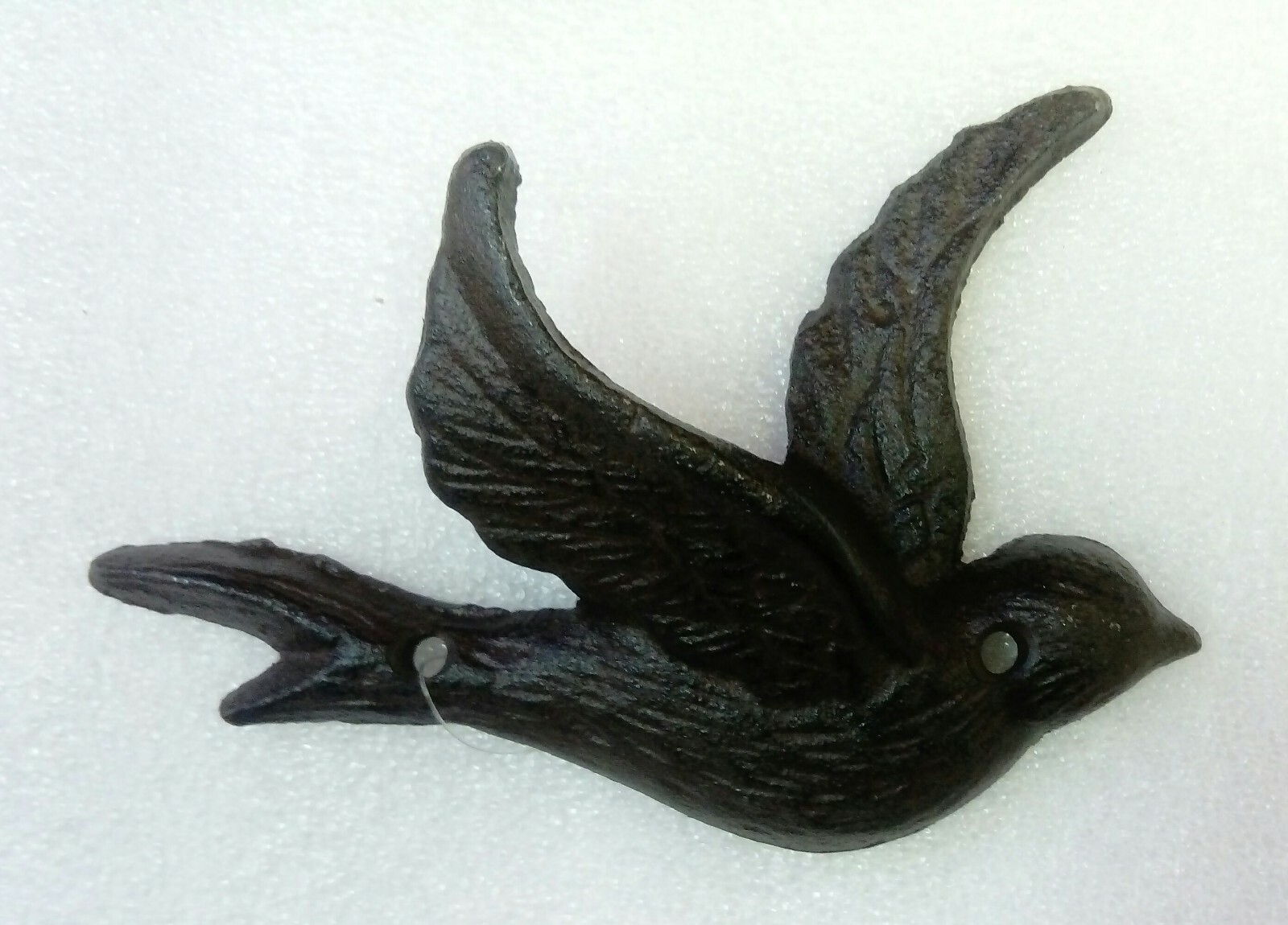 DÉCORATION HIRONDELLE EN FONTE À ACCROCHER DÉCORATION HIRONDELLE EN FONTE À ACCROCHER