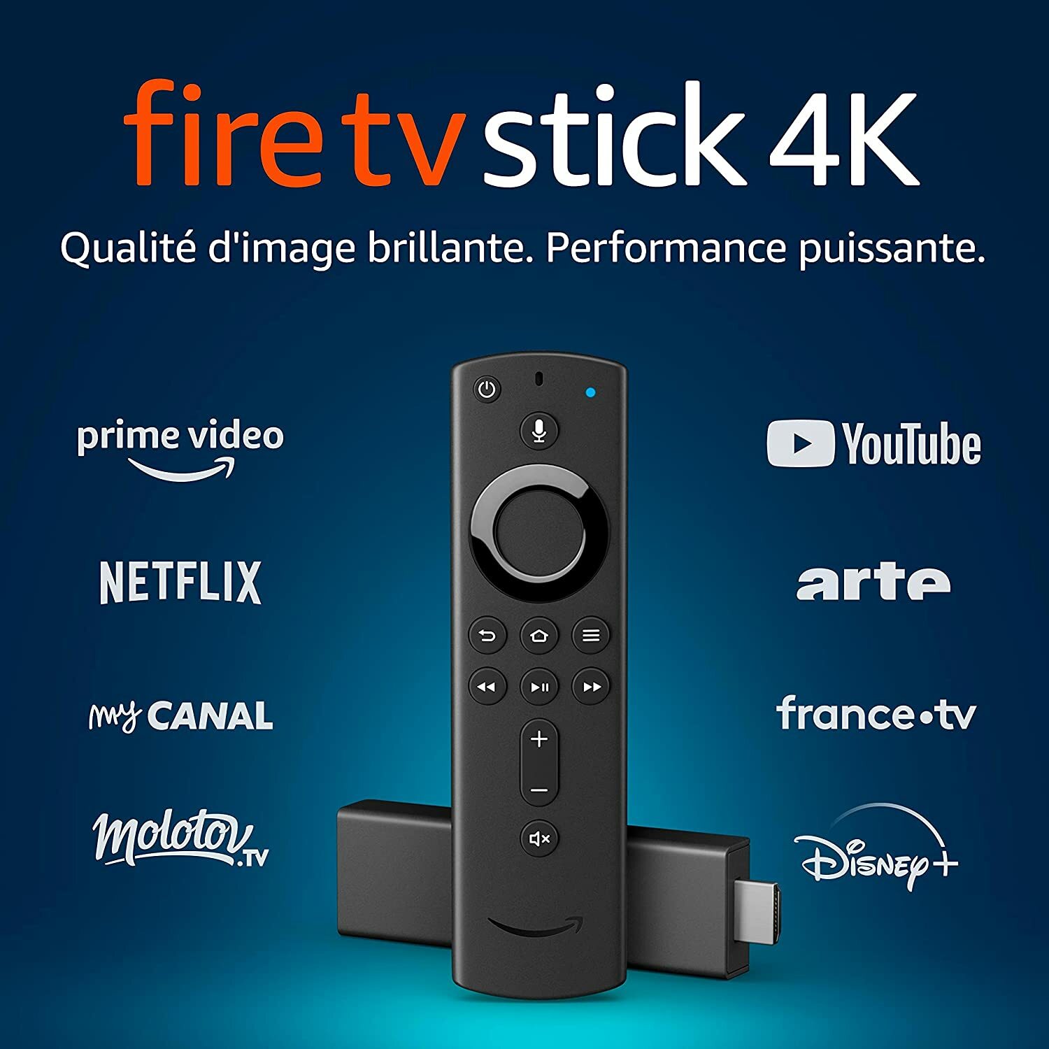 Fire TV Stick 4K Ultra HD avec télécommande vocale Alexa nouvelle… Fire TV Stick 4K Ultra HD avec télécommande vocale Alexa nouvelle…
