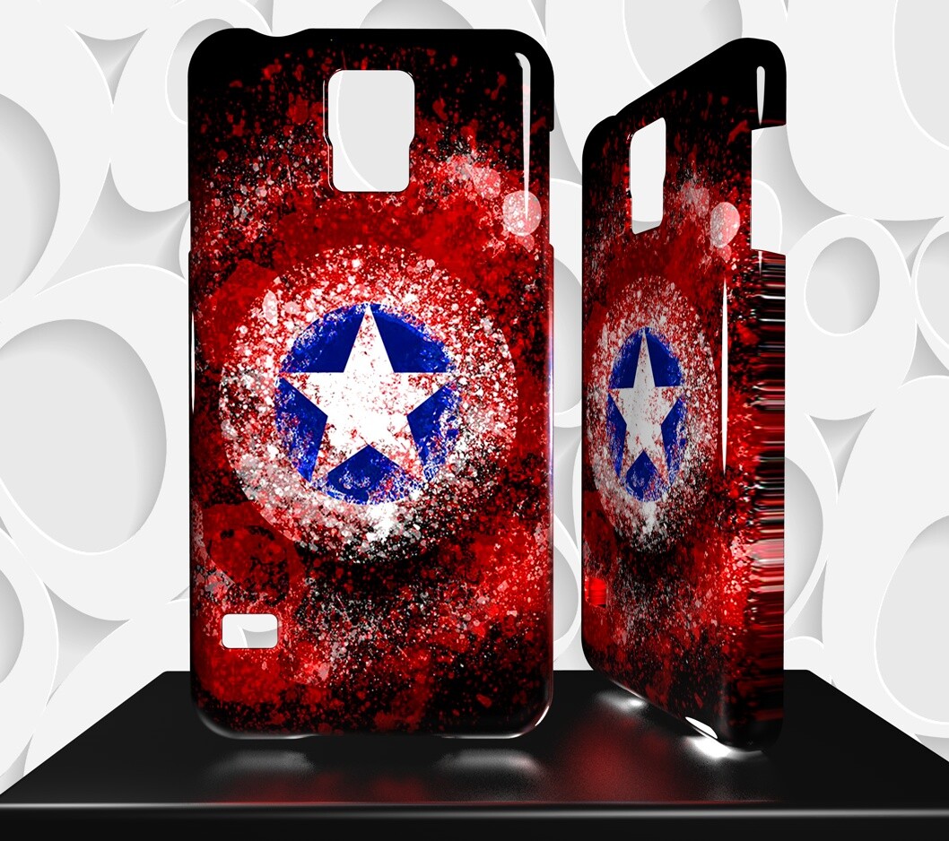 Coque Design Samsung Galaxy NOTE 4 AVENGERS Captain America – Réf 73