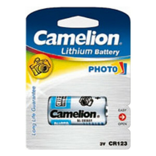 Pile Camelion Lithium CR123A-BP1 3V 1300 mAh Appareil Photo Camescope Torche Ete
