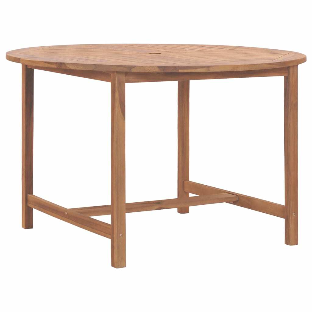 vidaXL Bois de Teck Solide Table de Jardin 120×76 cm Terrasse Salle à Manger vidaXL Bois de Teck Solide Table de Jardin 120×76 cm Terrasse Salle à Manger