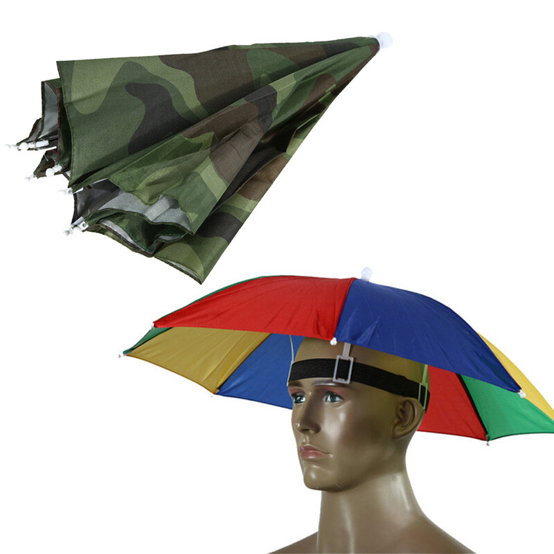 Pêche Tête Chapeau Parapluie Anti-rain Anti-soleil Accessoires Outil Pêche Tête Chapeau Parapluie Anti-rain Anti-soleil Accessoires Outil