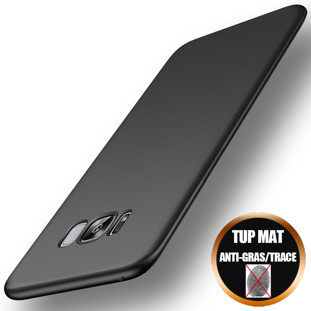 Coque Mat Samsung S8 S9 S10 S20 7 Note10 A5/A6/A21s 41 51 71 Protection Antichoc