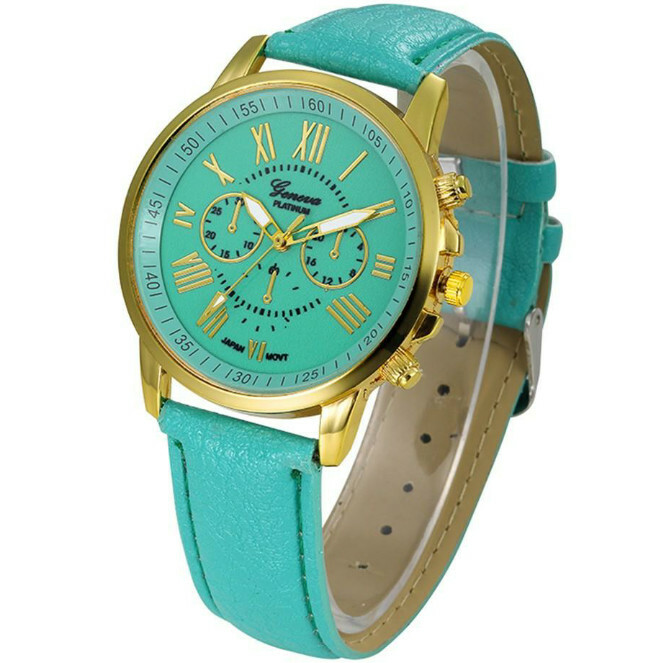 Montre femme quartz TURQUOISE Montre femme quartz TURQUOISE
