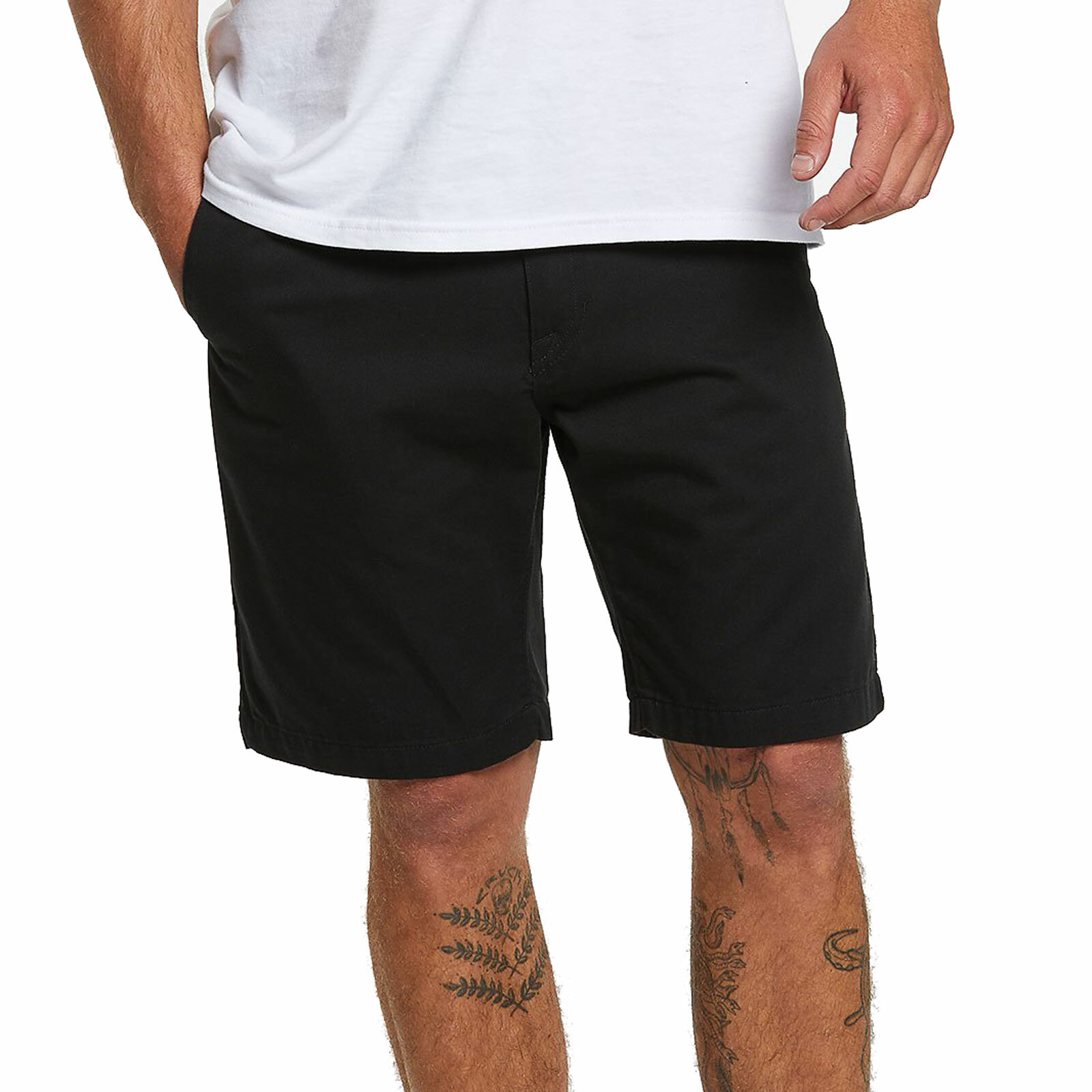 Volcom Homme Frickin Drifter Short Chino Noir Vêtements Habillement Skateaboardi Volcom Homme Frickin Drifter Short Chino Noir Vêtements Habillement Skateaboardi