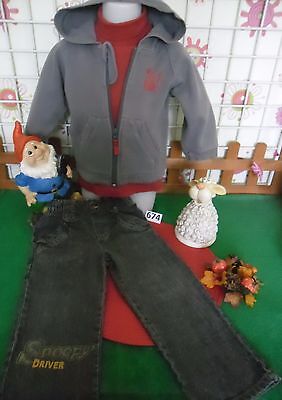 vêtements garçon 2 ans,gilet,sous-pull,jean SNOOPY