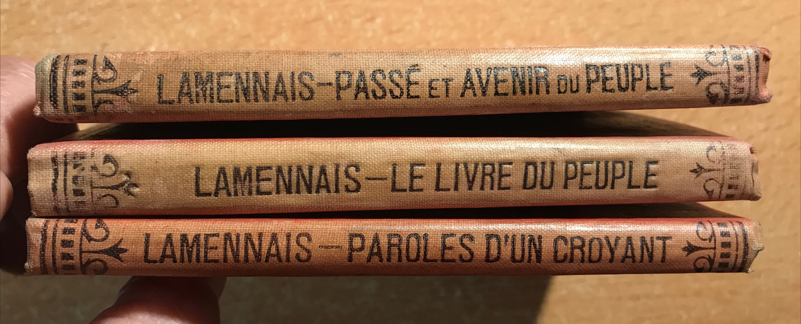 Lamennais : Le livre du peuple, Du Passé Et De L’avenir, Paroles…Lot Des 3, BN Lamennais : Le livre du peuple, Du Passé Et De L’avenir, Paroles…Lot Des 3, BN
