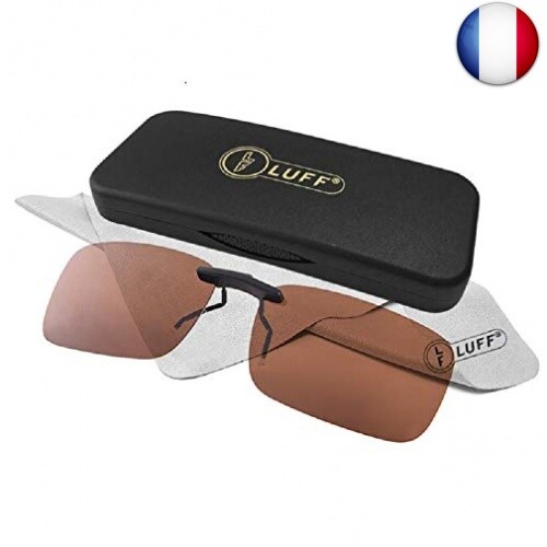 LUFF Clip polarisé unisexe sur des lunettes de soleil pour les lunettes de LUFF Clip polarisé unisexe sur des lunettes de soleil pour les lunettes de