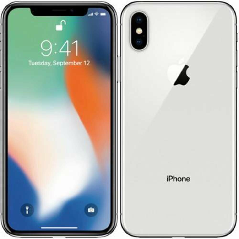 Apple iPhone X 256 GB silber (Gut) – WOW Apple iPhone X 256 GB silber (Gut) – WOW