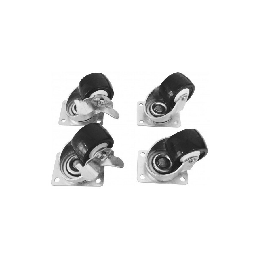 Dexlan Kit 4 roulettes pour baie réseau et serveur Dexlan Kit 4 roulettes pour baie réseau et serveur