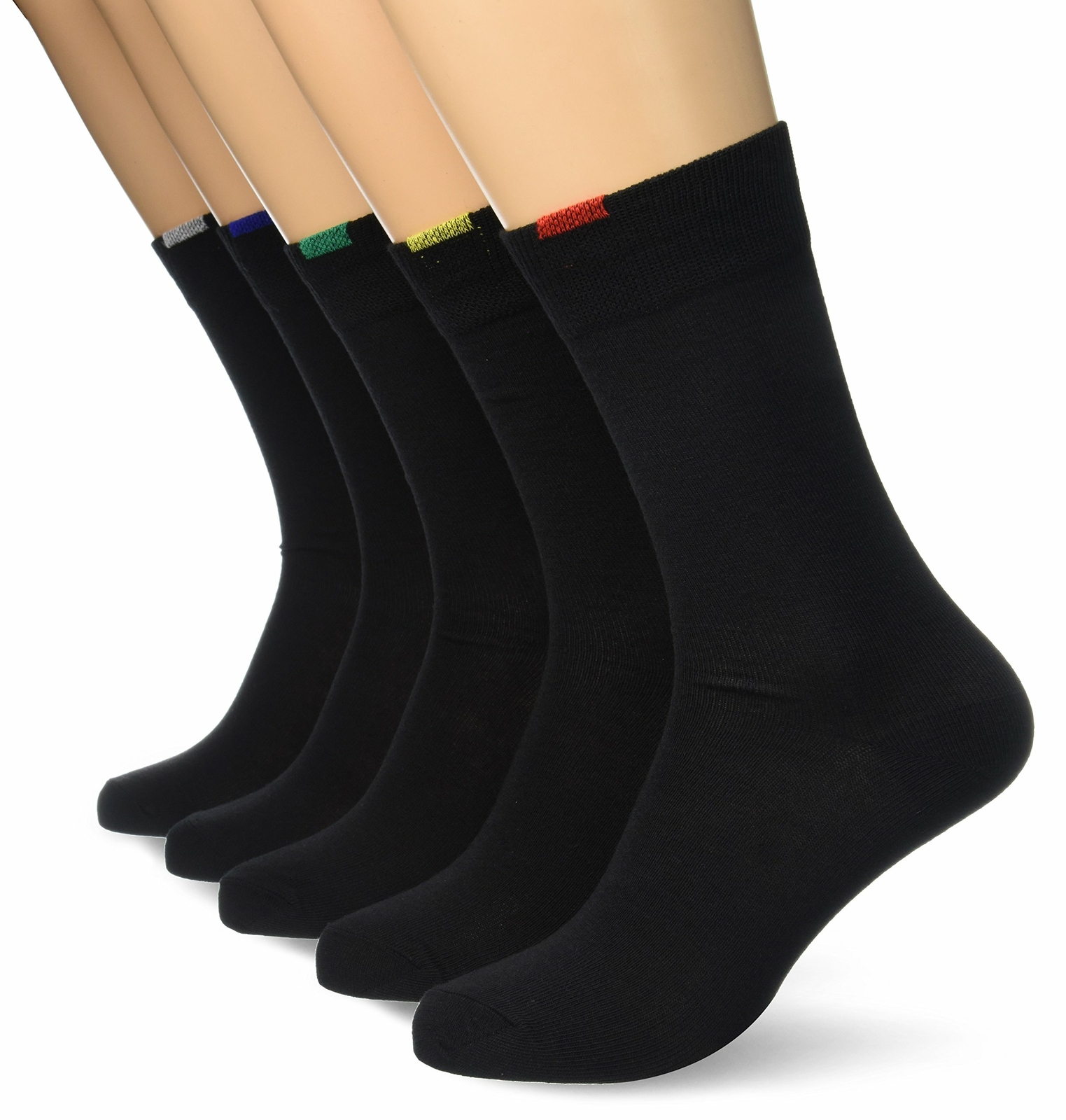 Dim Ecodim, Chaussettes, Lot de 5 Paires, Homme, Noir, FR: Taille 43-46 Dim Ecodim, Chaussettes, Lot de 5 Paires, Homme, Noir, FR: Taille 43-46