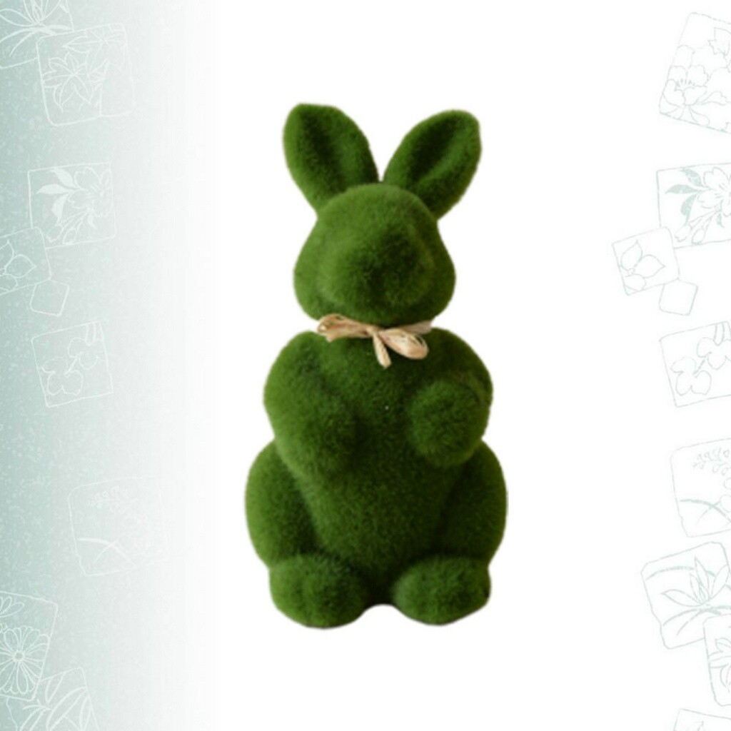 Décoration de bureau à domicile pour lapin en mousse artificielle Premium
