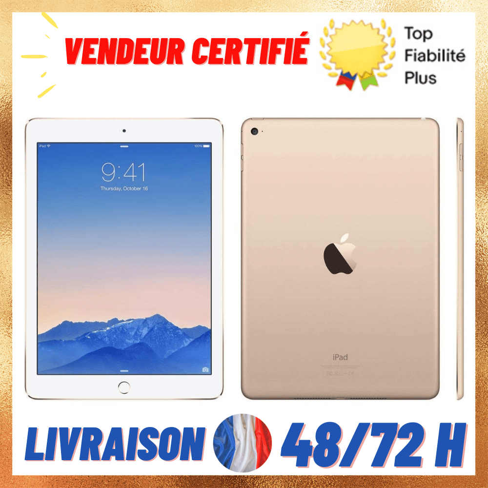 Tablette Apple iPad Air 2 A1566 Wifi 9,7″ 128 64 32 16 GB iOs 14 iCloud Clean Tablette Apple iPad Air 2 A1566 Wifi 9,7″ 128 64 32 16 GB iOs 14 iCloud Clean