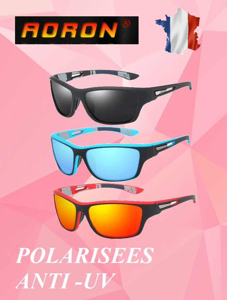 Lunettes de soleil POLARISEES de MARQUE AORON HOMMES FEMMES UV400 EFFET MIROIR Lunettes de soleil POLARISEES de MARQUE AORON HOMMES FEMMES UV400 EFFET MIROIR