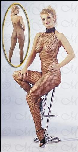 sous-Vêtements – Filet Catsuit Ouvert Avec Dentelle