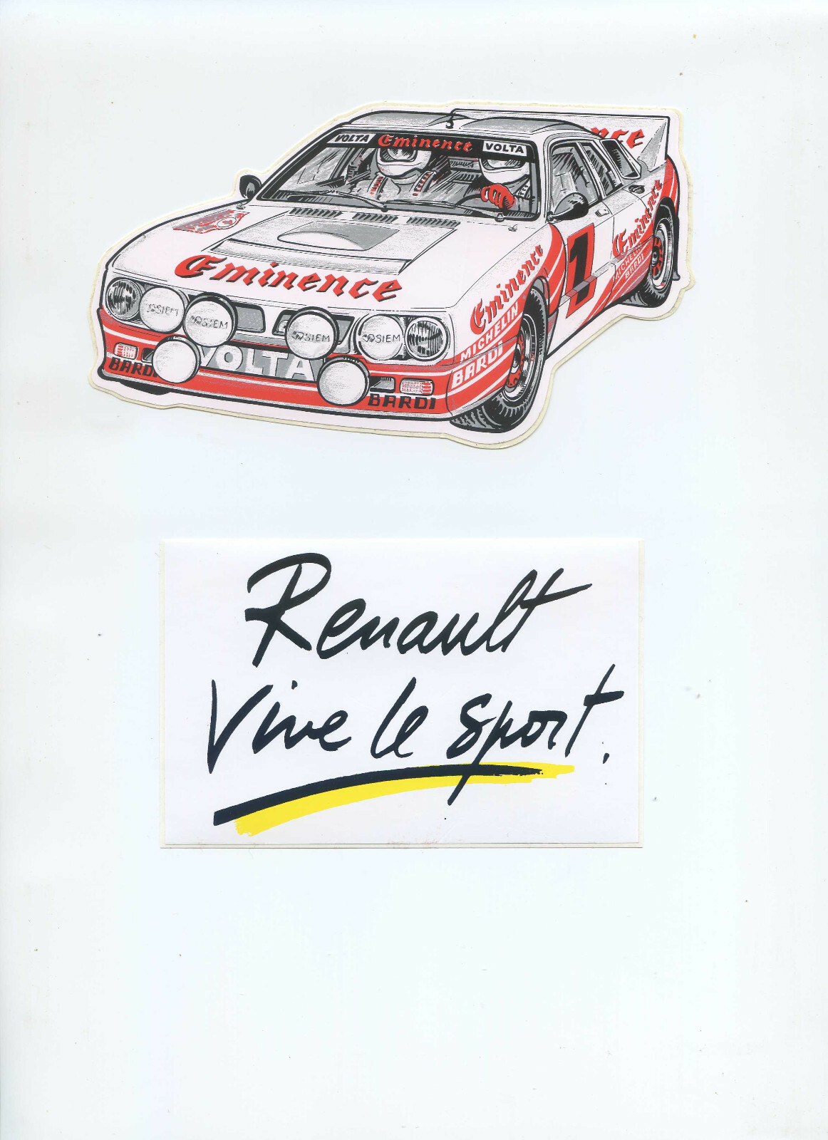 autocollants Renault Eminence