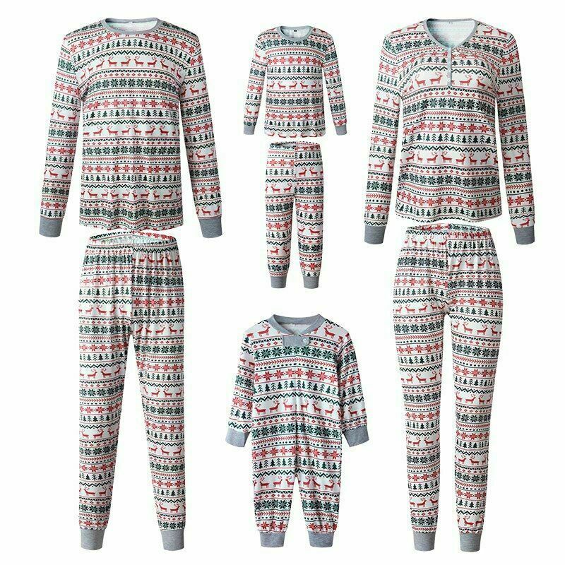 Pyjamas assortis pour la famille de Noël Noël Hommes Femmes Vêtements de… Pyjamas assortis pour la famille de Noël Noël Hommes Femmes Vêtements de…