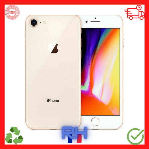 Apple iPhone 8 – 64 Go – Or (Désimlocké) Reconditionné Neuf A1905 (GSM)