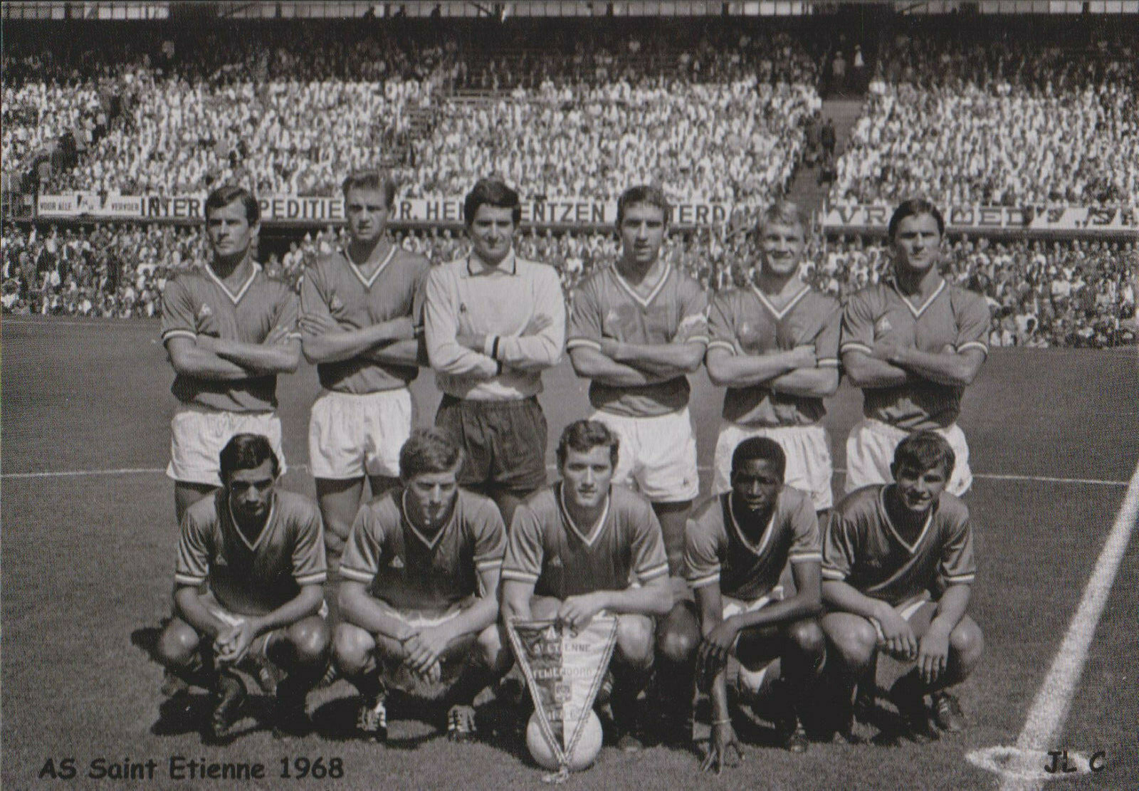 FOOTBALL CP EQUIPE DE SAINT ETIENNE 1968