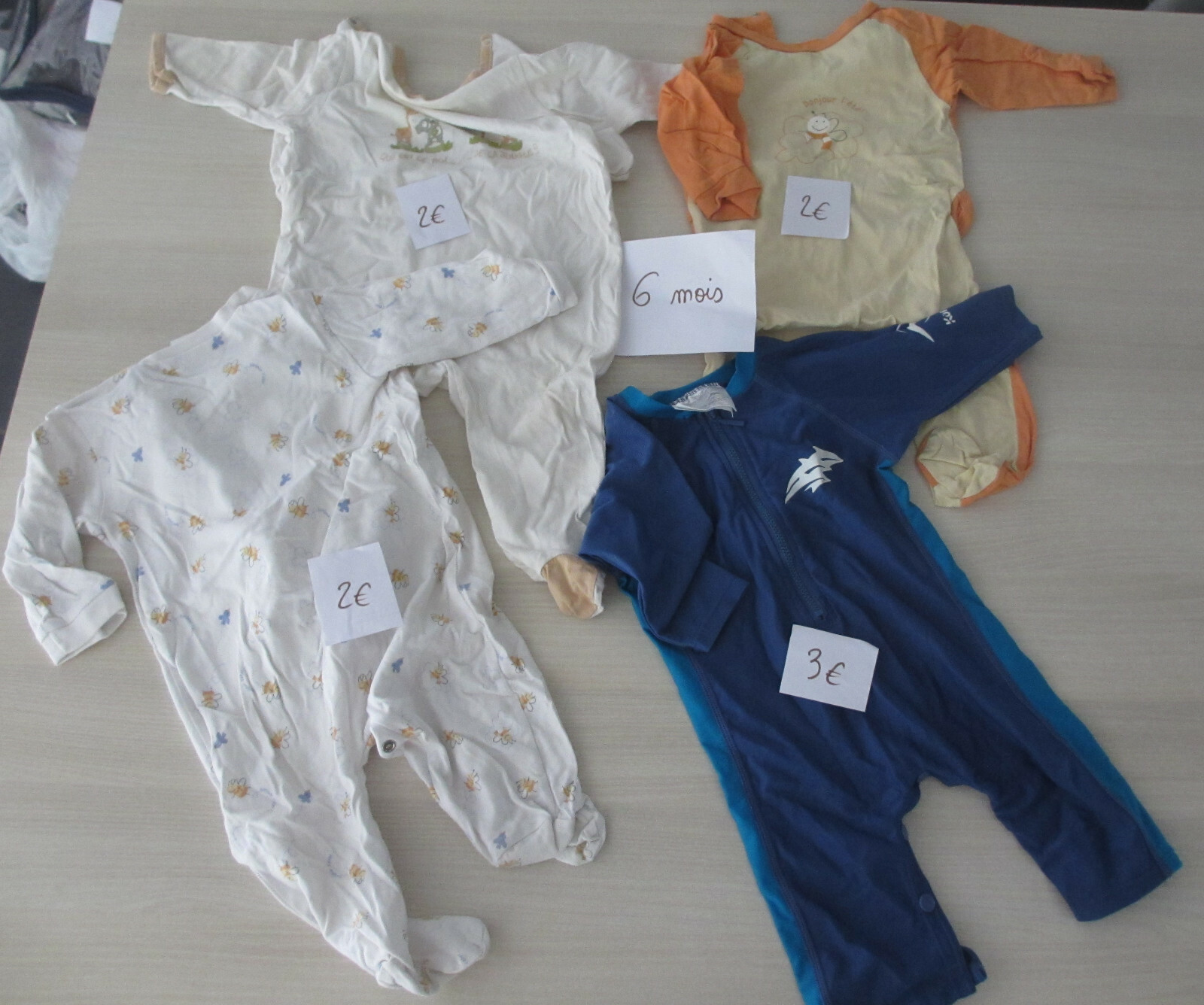 6 mois été fille garçon vêtements au détail