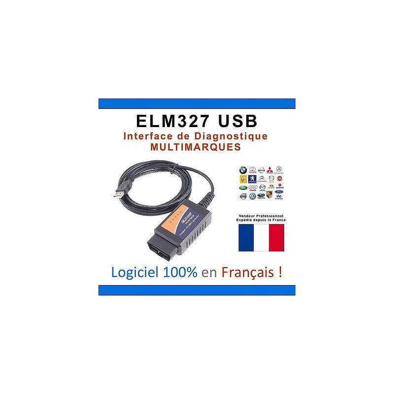 Valise / Interface ELM 327 USB – Diagnostic AUTO – LOGICIEL EN FRANCAIS Valise / Interface ELM 327 USB – Diagnostic AUTO – LOGICIEL EN FRANCAIS
