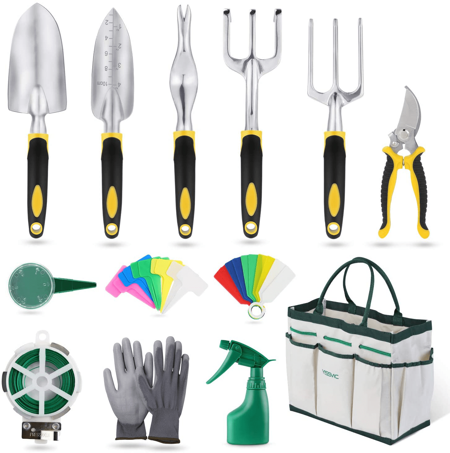 Outils de Jardinage 12 Pieces Outils de Jardin avec Sac de Rangement Outils de Jardinage 12 Pieces Outils de Jardin avec Sac de Rangement