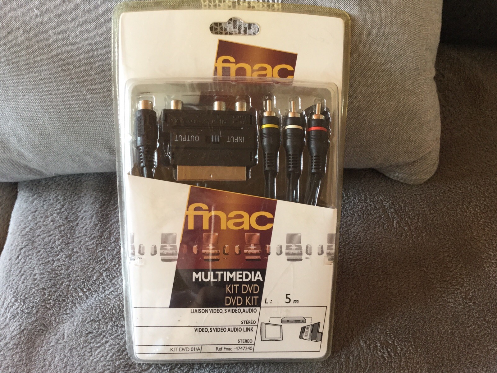 kit de liaison pc tv video et s video dvd vhs Rca peritel 5 M kit de liaison pc tv video et s video dvd vhs Rca peritel 5 M